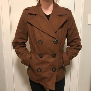 Women’s Brown Old Navy Pea Coat